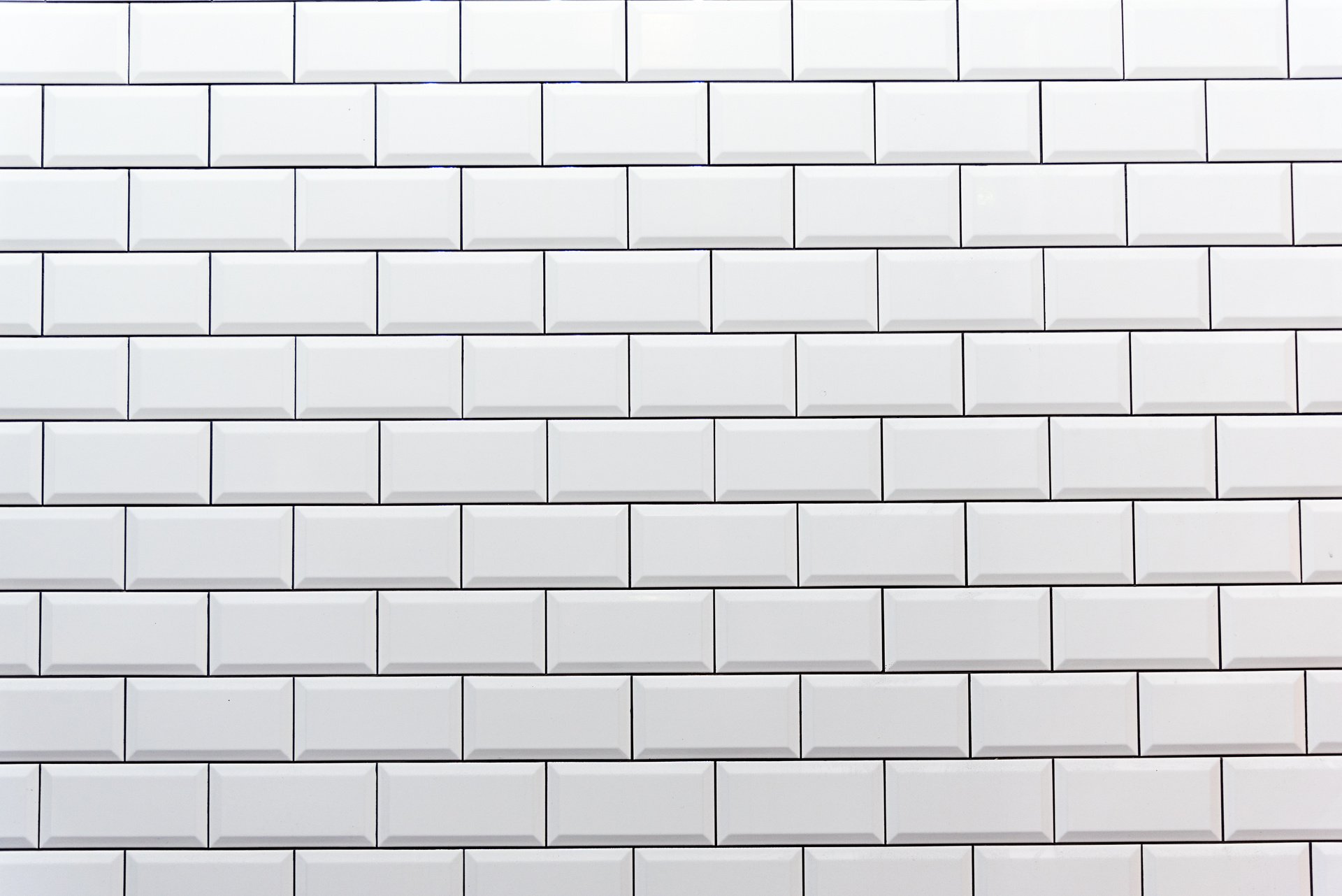 White Subway Tile Background 